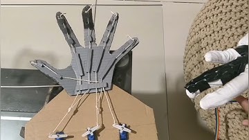 Animatronic Hand- Project assignment for Skyfi Labs online course- by Ishaan Jain