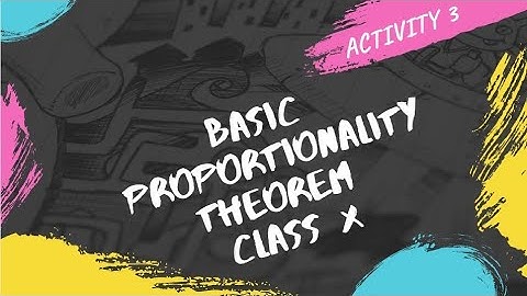 Math Lab Activity 3- Basic Proportionality Theorem
