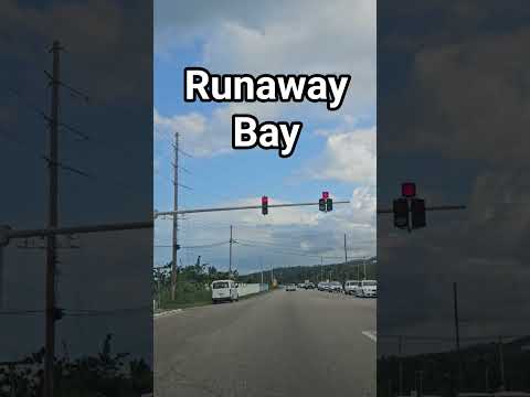 Driving out of Runaway Bay Jamaica