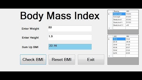 How to Create BMI Calculator in Visual Basic.Net