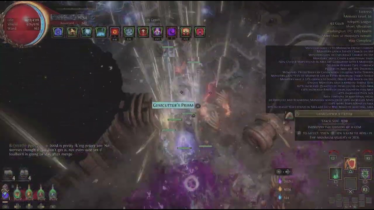 Poison Needle Horror Spectremancer - Fortress Clip - PoE 3.27 KoTF