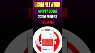 🚀 Gram Network Telegram Mini App Mining ⚡ Full Guide Step By Step
