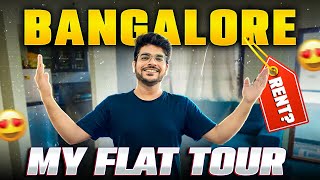 MY FLAT TOUR IN BENGALURU | Life of Software Engineers in Bangalore | Cost of Living