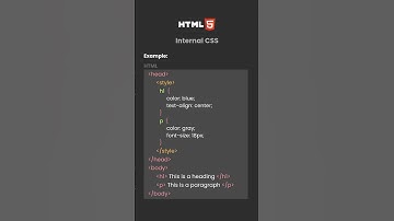 Internal CSS: Style Your Page Without Leaving the File