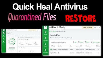 How to restore files from quick heal Quarantine Folder 2024 | How to Recover Deleted Files in hindi