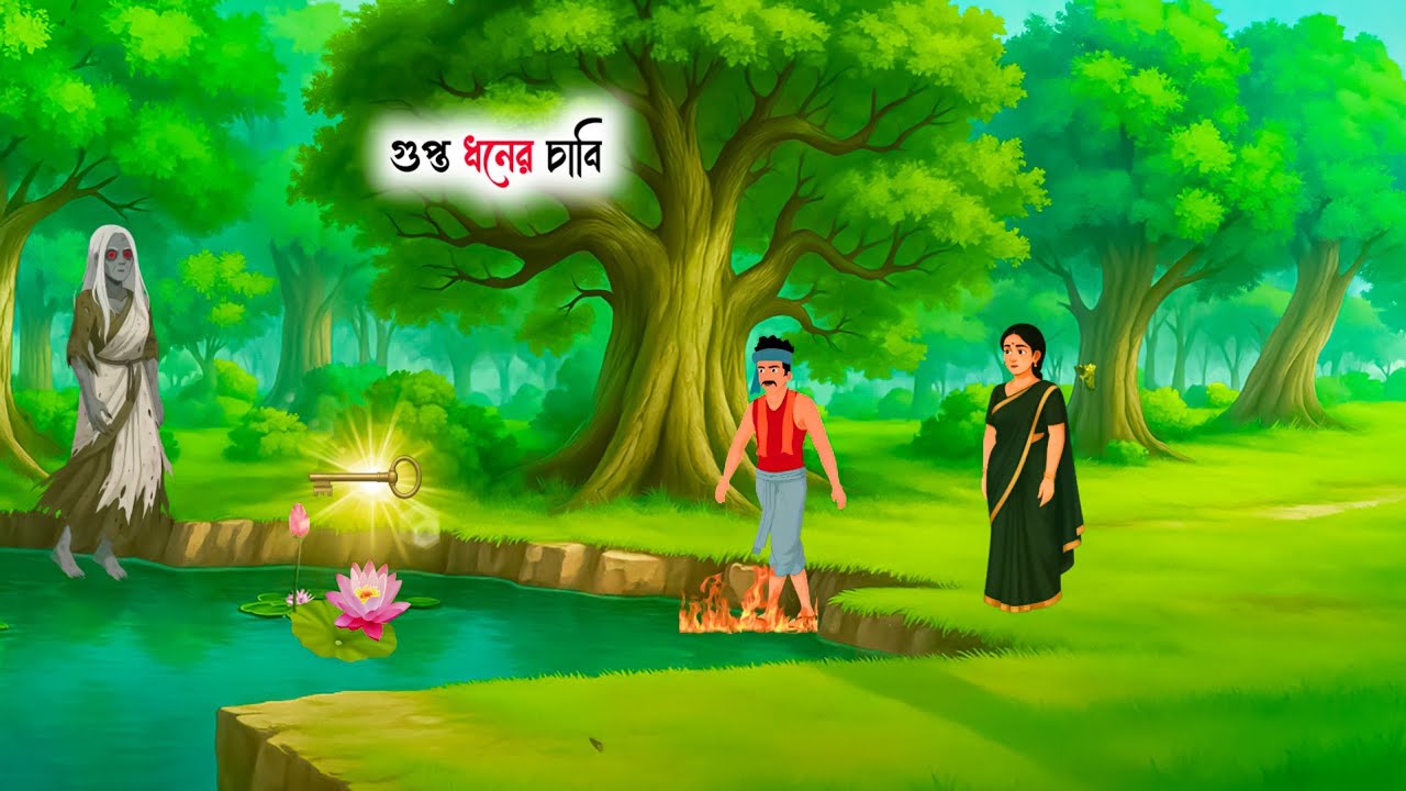 গুপ্তধনের চাবি ।। Bangla cartoon ।Bangla Fairy Tales । thakumar jhuli । khusir golpo ।