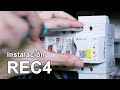 Instalación del Interruptor Diferencial Autorrearmable REC4