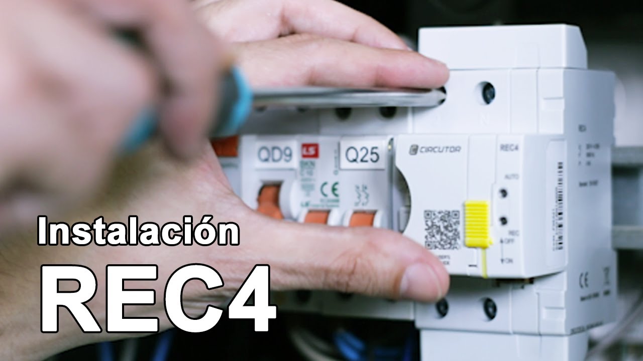 Instalación del Interruptor Diferencial Autorrearmable REC4 