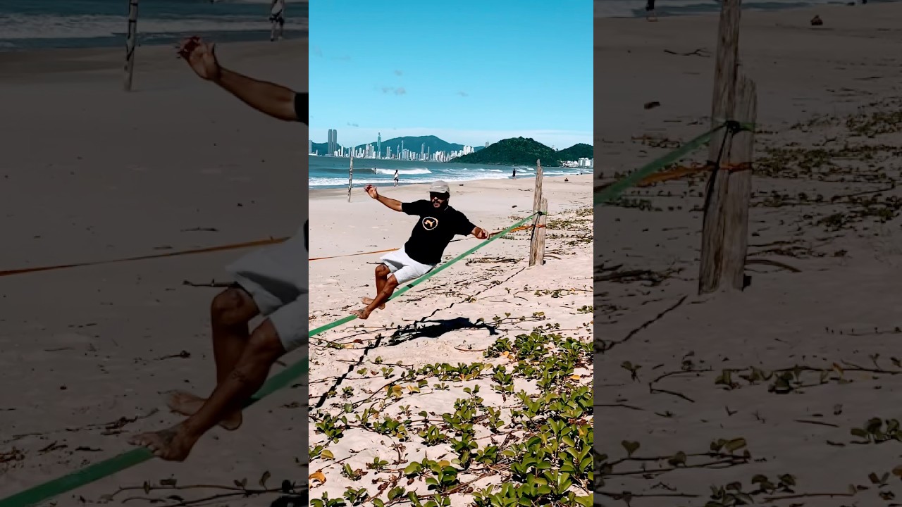 Surfando na fita + slow mo 🔥 