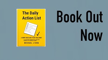 The Daily Action List: 75 Day Planner from Michael J King