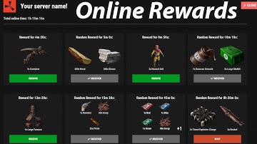 RUST Plugin. "Online Rewards"