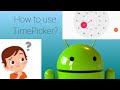 How to use TimePicker in App🤔? || How to use TimePicker in Android 🤔? #android #androidproject