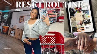 My 2023 Reset Routine | Getting My Life Together | healthy habits, cleaning organizing, vision board