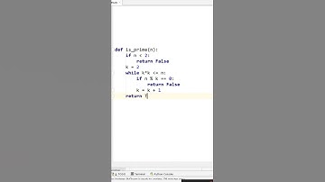 Python Simple Prime Number Function #Shorts