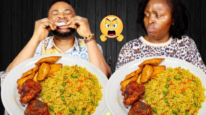 My husband was disappointed | fried rice and turkey wings | african food mukprank 