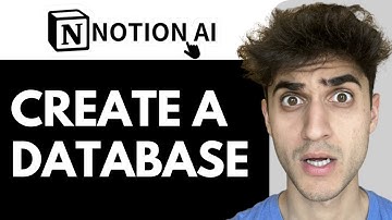 How To Create a Database Using Notion AI!