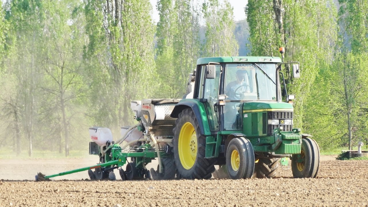 Mais Sowing  Ground Rolling | John Deere 6210 + Sfoggia Sigma 5 + Fiat 70-90 | Mazzarolo