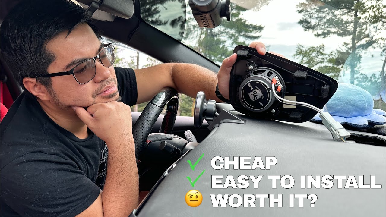 Center Dash Speaker Install | Worth it? - YouTube