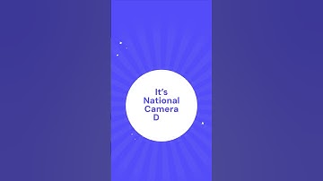 National Camera Day 2024 - Evolution of Camera- Animation Video  #2danimation #animationservices