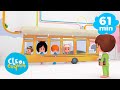 The Wheels on the Bus and more Nursery Rhymes of Cleo and Cuquin | Songs for Kids