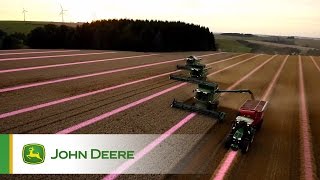 Il sistema MachineSync: raccolta senza interruzioni - Le nuove Mietitrebbie Serie T John Deere