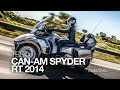 Test  canam spyder rt 2014  3 cylindres pour 3 roues