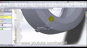 Goodyear Tyre Modeling Tutorial SolidWorks #02
