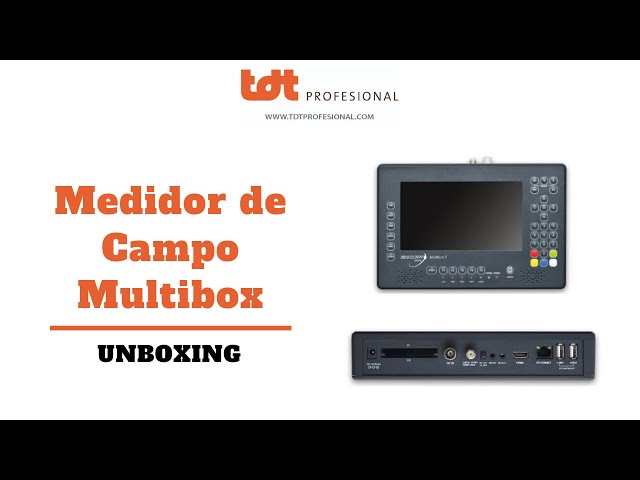 Funcionamiento del Medidor de Campo Multibox (TDT + Satélite + TV por  cable) 