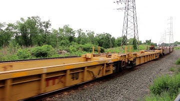NS 8836 Leads A Stack Train @ Bound Brook, NJ w Canon 70D