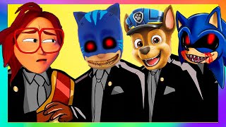 The Mitchells vs The Machines & Paw Patrol.EXE & Sonic & PJ Masks.EXE - Coffin Dance (Cover) Meme