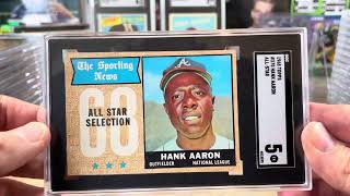 🚨38 Vintage Baseball Card SGC graded reveal 👀