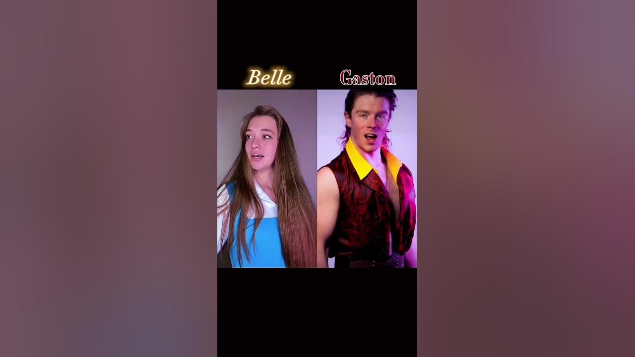 #POV when Belle and Gaston met for the first time #DUET @HeyitsStuart #shorts #youtubeshorts #acting