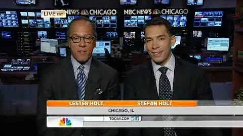 TODAY  Lester Holt and son team up to anchor in Ch...