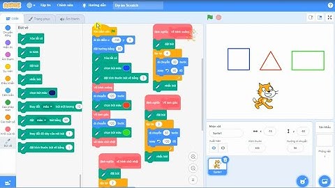 Hướng dẫn sử dụng Scratch vẽ các hình cơ bản