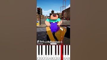 Aphmau VS Mikey VS Herobrine😎 | MAIZEN Minecraft Animation (@Mtime4) - Octave Piano Tutorial