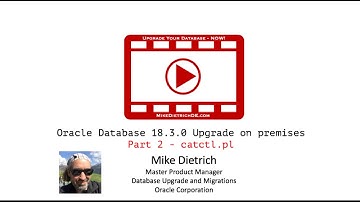 Database Upgrade to Oracle 18c 18.3.0 on premises on the command line with catctl.pl