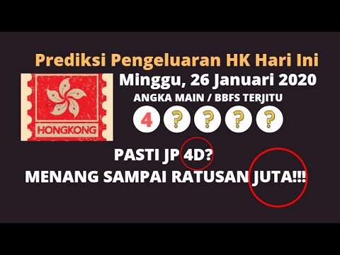 Prediksi Hk Malam Ini Minggu 26 Januari 2020 Tarikan Paito Hk Jitu Youtube