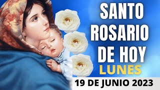 💖Santo Rosario de HOY Lunes 19 de Junio 2023 🌹MISTERIOS GOZOSOS 🌹 Rosario por la paz en el mundo