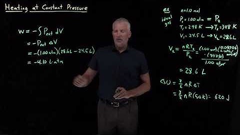 Heating at Constant Pressure
