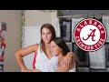 moving my sister into her first college dorm *university of alabama*