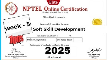 Soft Skill Development Week-5 Assignment Answers || NPTEL 2025