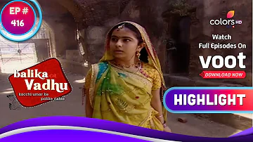 Balika Vadhu | बालिका वधू | Anandi Is Injured  | आनंदी घायल है