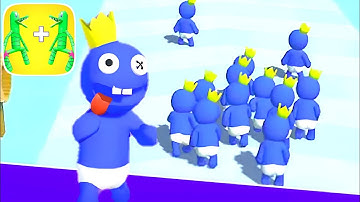Merge Rainbow: 3D Run Game All Levels 1-10 Gameplay |