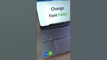 How to Change Font Color #msword #keyboardshortcuts #shorts