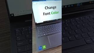 How to Change Font Color #msword #keyboardshortcuts #shorts