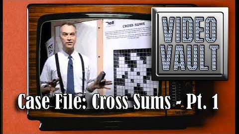 RETRO Video!  2013 TV Segment: "Cross Sums" - Part 1