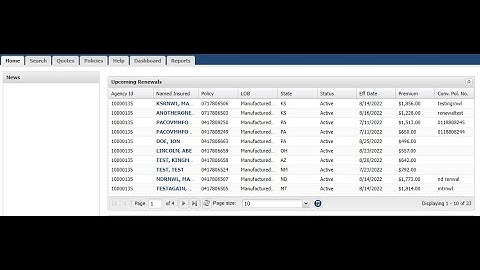 Renewal Widget in the Aegis General Portal