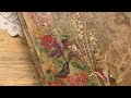 Antique Nature Junk Journal | Decoupage on a Wicked Old Book Cover