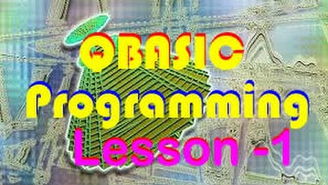 QBASIC Programming Tutorial Lesson  1