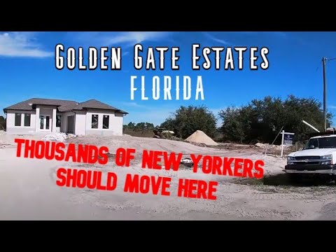 Explained: Golden Gate Estates, Florida - WHY NEW YORKERS SHOULD FLOOD THIS PLACE